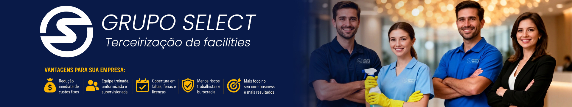 Grupo Select - Terceirização de facilities